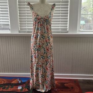Floral Maxi Dress in Multi-Color